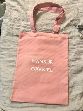 Mansur Gavriel Pink Cotton Tote